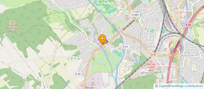 localisation de l'entreprise ANDROCEE  BAVILLIERS