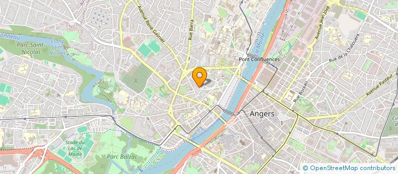 localisation de l'entreprise ANDROMAQUE à ANGERS