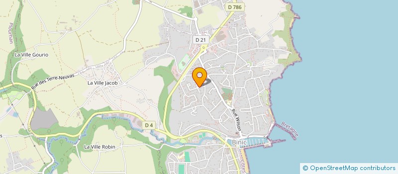 localisation de l'entreprise ANDROMEDE 5.0  BINIC-ETABLES-SUR-MER