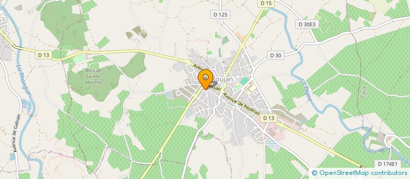 localisation de l'entreprise ANDROMEDE  ROUJAN