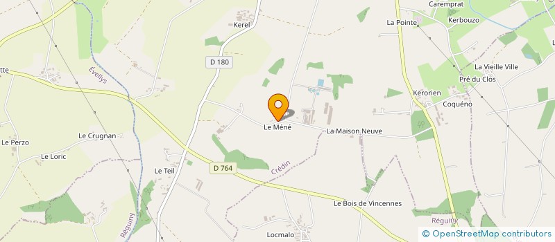 localisation de l'entreprise ANDROMEDE  CREDIN