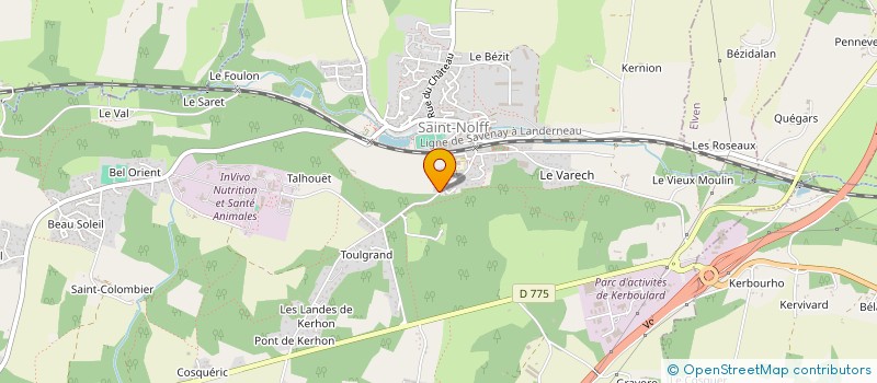 localisation de l'entreprise ANDROMEDE à VANNES