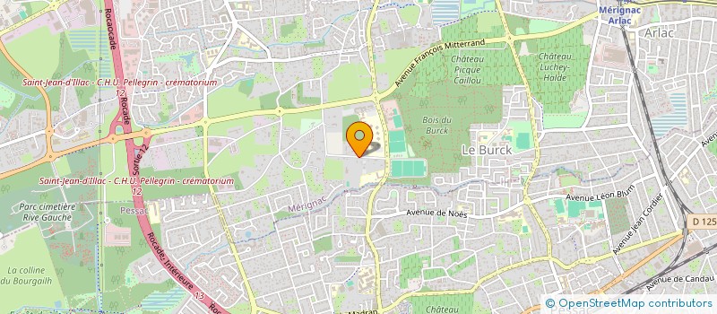 localisation de l'entreprise ANDROMEDE  MERIGNAC