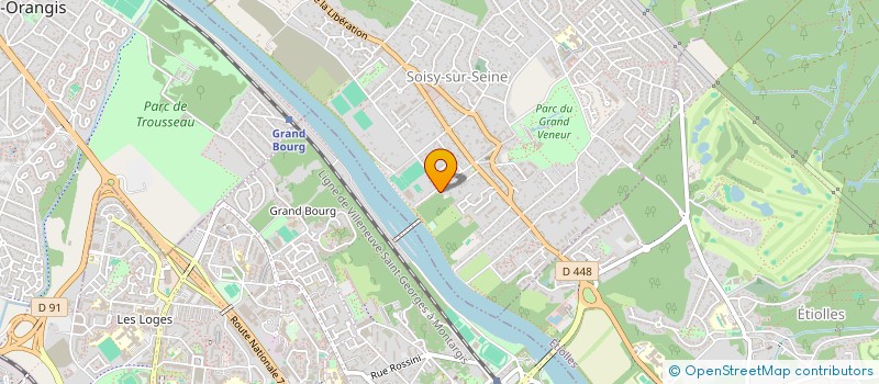 localisation de l'entreprise ANDROMEDE  SOISY-SUR-SEINE