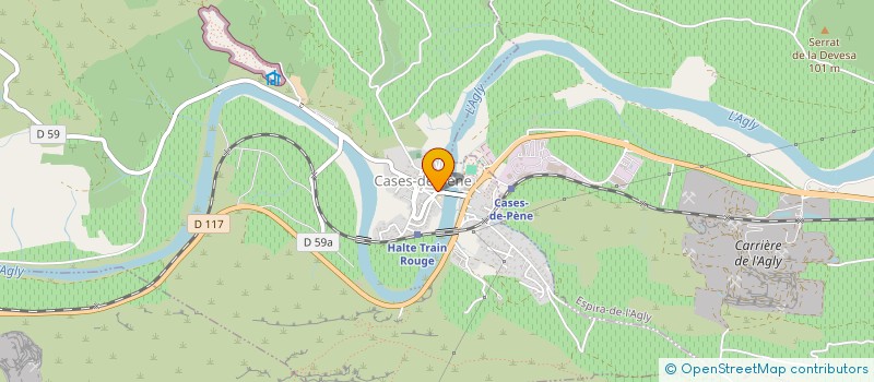 localisation de l'entreprise ANDROMEDE  PEYRESTORTES