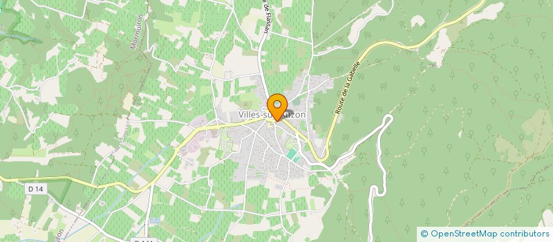 localisation de l'entreprise ANDROMEDE  VILLES-SUR-AUZON