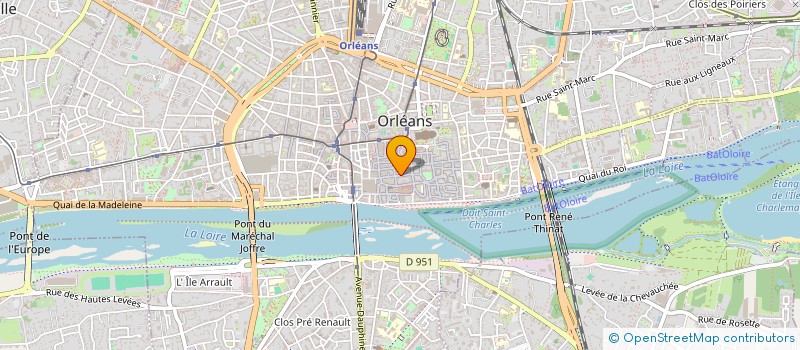 localisation de l'entreprise ANDROMEDE EXPERTISE COMPTABLE  ORLEANS