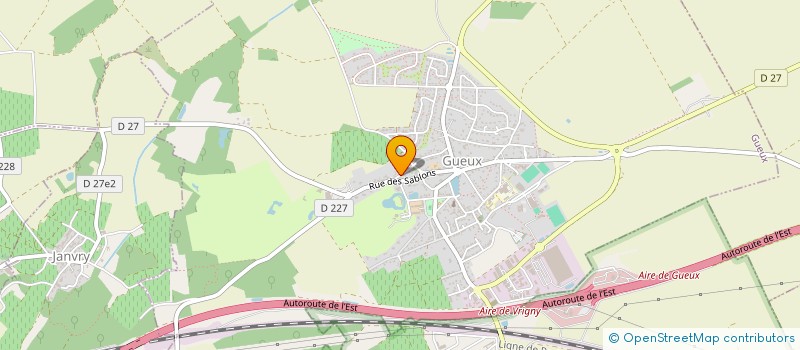 localisation de l'entreprise ANDROMEDE M 31  GUEUX