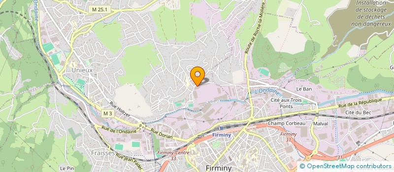 localisation de l'entreprise ANDRONACO SAS à UNIEUX