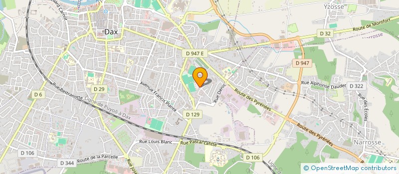 localisation de l'entreprise ANDROPAUSE BANDE  DAX