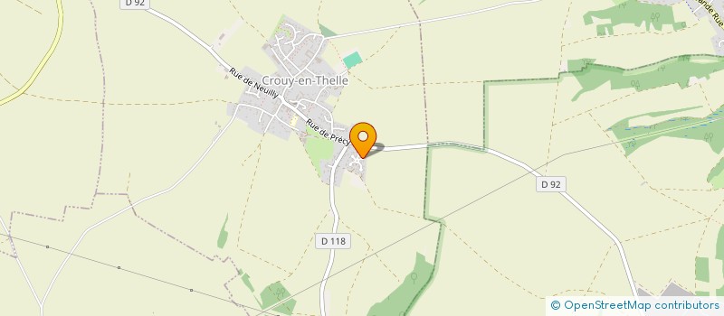 localisation de l'entreprise ANDRUCH CHRISTELLE ET BERNARD  CROUY-EN-THELLE