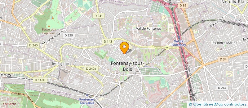 localisation de l'entreprise ANDRY ALIMENTATION à FONTENAY-SOUS-BOIS