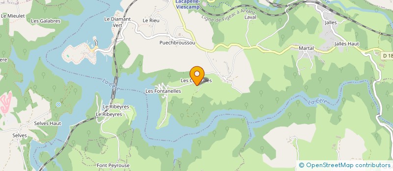 localisation de l'entreprise ANDRYX à LACAPELLE-VIESCAMP