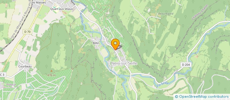 localisation de l'entreprise ANDU  NEVY-SUR-SEILLE