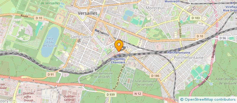 localisation de l'entreprise ANDUHO  VERSAILLES