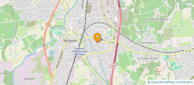 localisation de l'entreprise ANDURIL  SORGUES