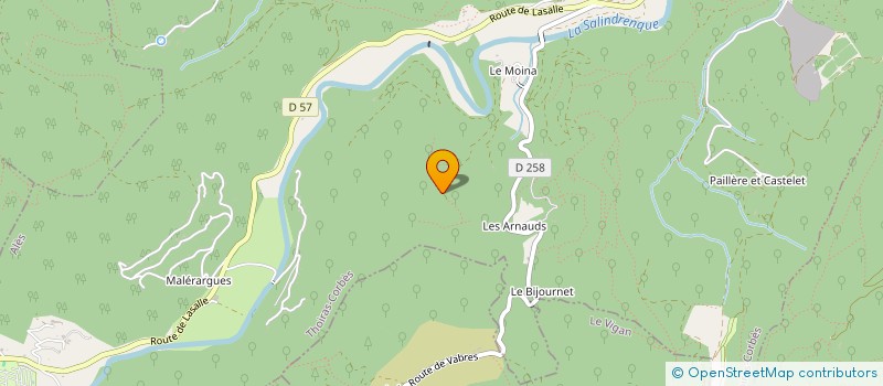 localisation de l'entreprise ANDUZE GM LOCATION  THOIRAS