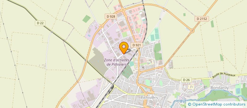localisation de l'entreprise ANDUZE MANUTENTION CONVOYEURS à PITHIVIERS