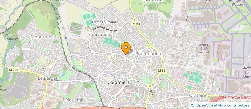localisation de l'entreprise ANDY 2 à COLOMIERS