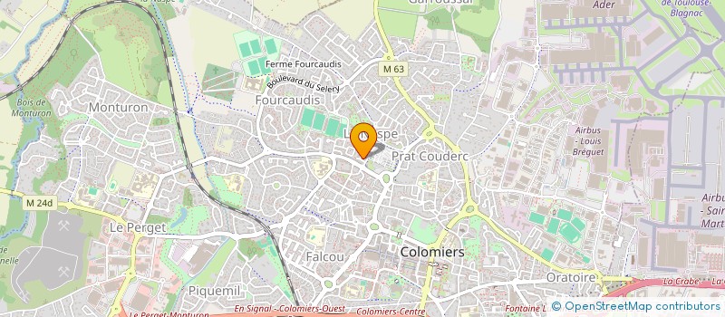 localisation de l'entreprise ANDY 3 à COLOMIERS