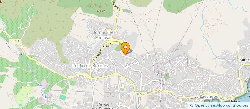 localisation de l'entreprise ANDY à BORMES-LES-MIMOSAS