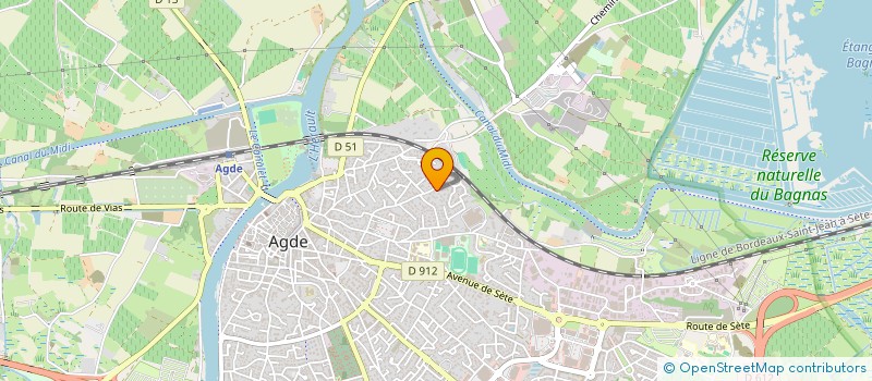 localisation de l'entreprise ANDY à AGDE