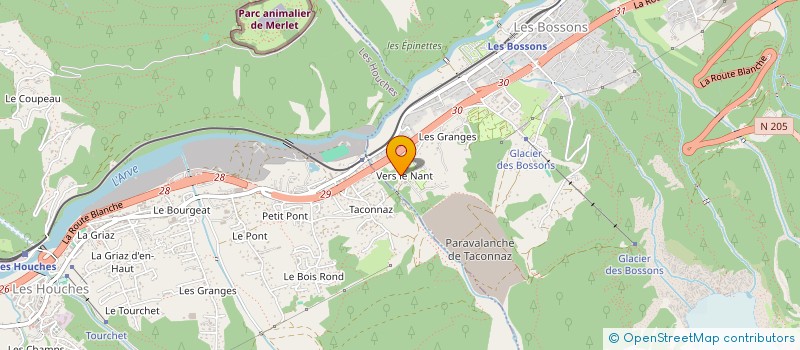 localisation de l'entreprise ANDY CLEAVER SERVICES  CHAMONIX-MONT-BLANC