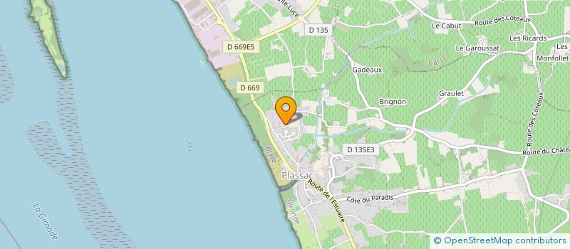 localisation de l'entreprise ANDY ET JADE BRO  PLASSAC