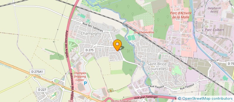 localisation de l'entreprise ANDY IMMO 51  CHAMPIGNY