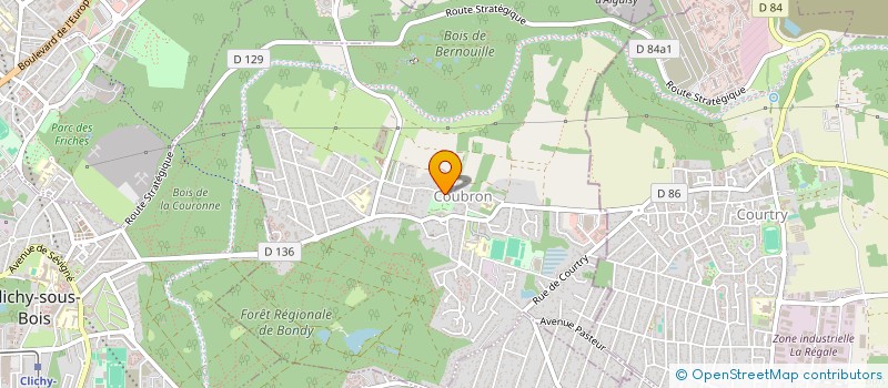 localisation de l'entreprise ANDY THOMAS COUVERTURE A.T.C.  COUBRON