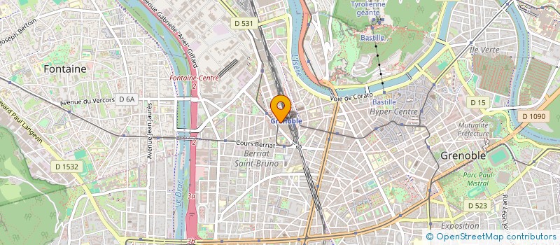 localisation de l'entreprise ANDYAMO à GRENOBLE