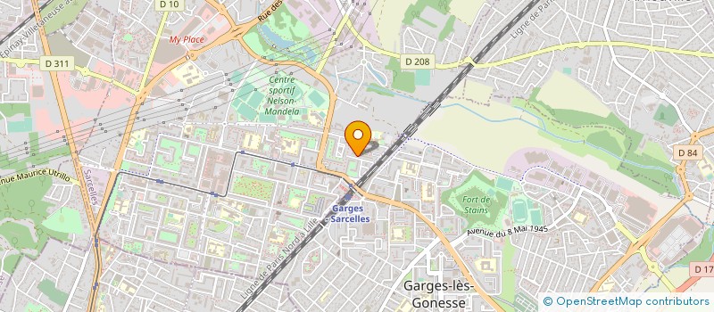 localisation de l'entreprise ANDYNAMO SERVICES à SARCELLES