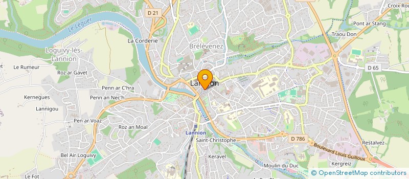 localisation de l'entreprise ANDYOL  LANNION