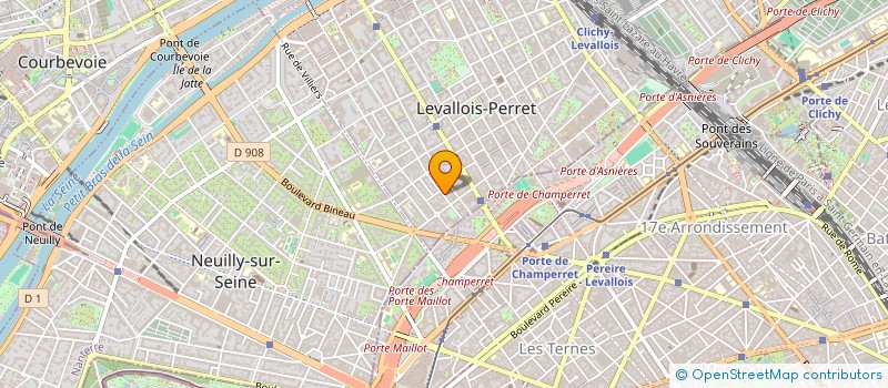 localisation de l'entreprise ANDYSSA à LEVALLOIS-PERRET