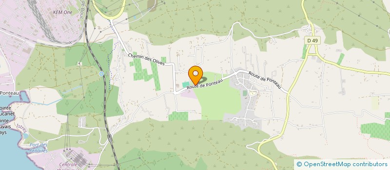 localisation de l'entreprise ANE.LM  MARTIGUES