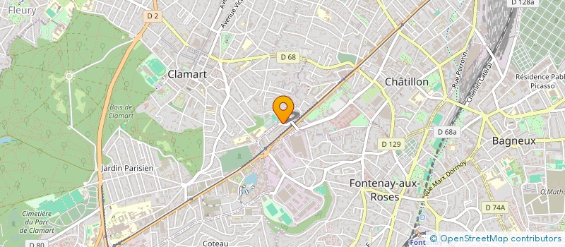 localisation de l'entreprise ANEA à CHATILLON