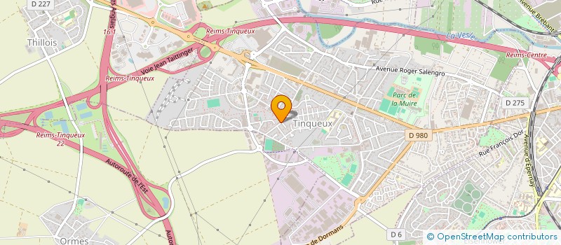 localisation de l'entreprise ANEA  TINQUEUX