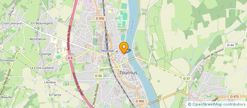 localisation de l'entreprise ANEAMO  TOURNUS