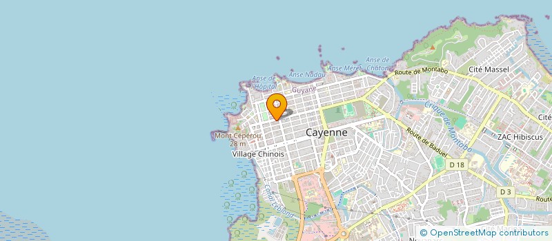 localisation de l'entreprise ANEAS  CAYENNE