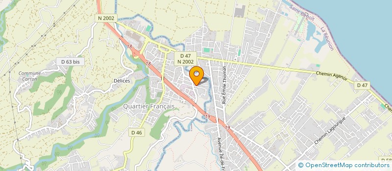 localisation de l'entreprise ANEAUR INNOVATION  SAINTE-SUZANNE