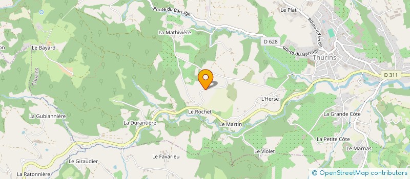 localisation de l'entreprise ANEBEY  YZERON