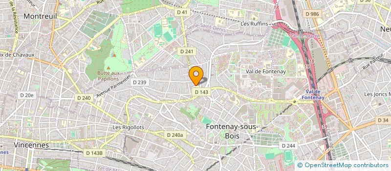 localisation de l'entreprise ANEDI CONSULTING  FONTENAY-SOUS-BOIS