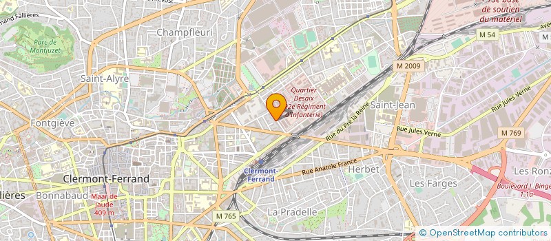 localisation de l'entreprise ANEF 03-63 à CLERMONT-FERRAND
