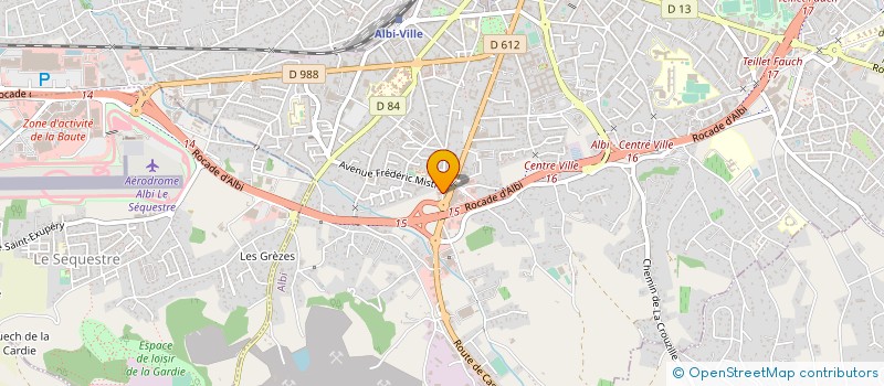 localisation de l'entreprise ANEGOSERVICE à ALBI