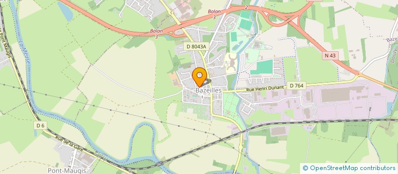 localisation de l'entreprise ANEK SARL  BAZEILLES