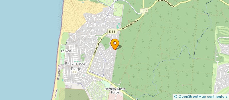 localisation de l'entreprise ANELHU  BISCARROSSE