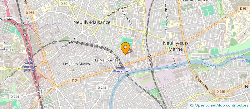 localisation de l'entreprise ANELIA  NEUILLY-PLAISANCE