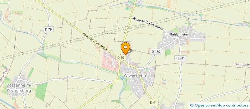 localisation de l'entreprise ANELKA67  WIWERSHEIM