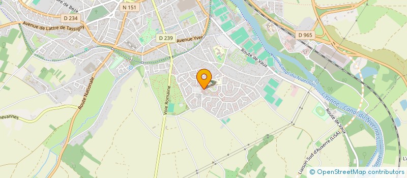localisation de l'entreprise ANELMA à AUXERRE