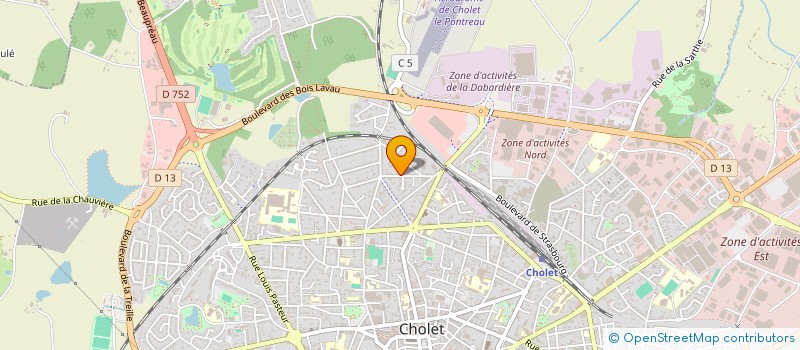 localisation de l'entreprise ANELO à CHOLET